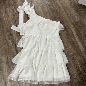 Off Shoulder White Dress